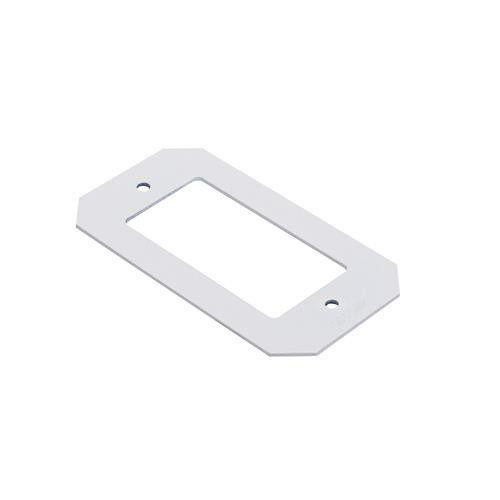 WIREMOLD  Plaque de commutation et obturateur Blanc - 8DEC