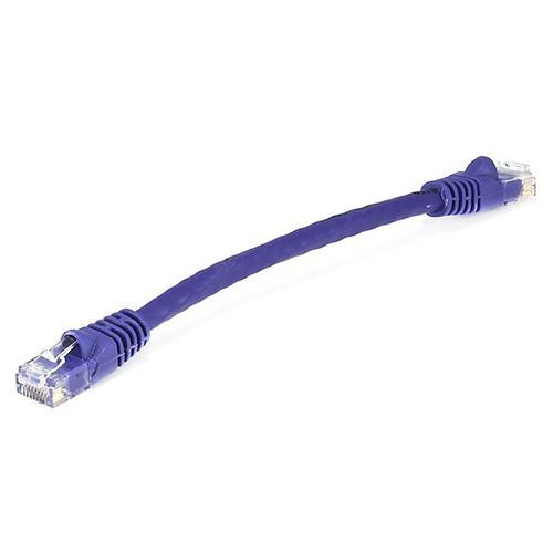 Monoprice RJ-45, 0.5ft câble de réseau Violet 0,15 m Cat5e U/UTP (UTP) - 104980