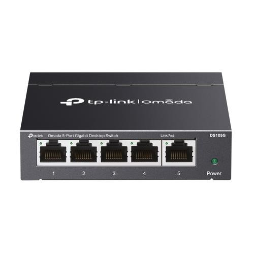 TP-Link Omada  commutateur réseau Non-géré Gigabit Ethernet (10/100/1000) Noir - DS105G