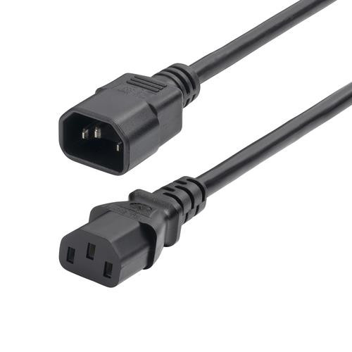 StarTech.com  câble électrique Noir 0,3 m Coupleur C14 Coupleur C13 - 8713-8100-POWER-CORD