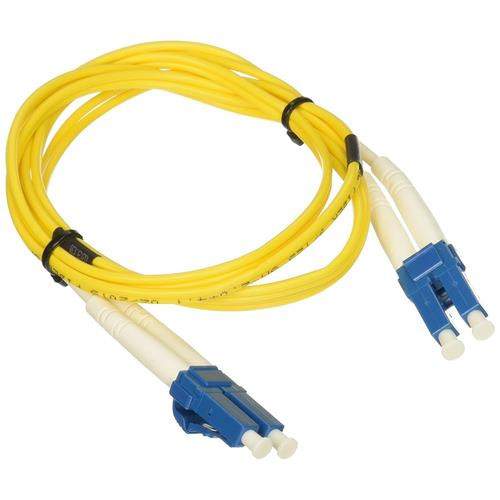 Monoprice  câble InfiniBand et à fibres optiques 1 m 2x LC OFNR Jaune - 105217