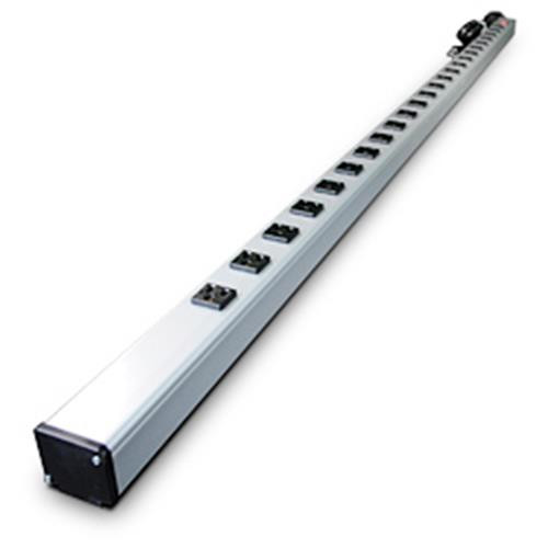 WIREMOLD  multiprise 1,8 m 24 sortie(s) CA Gris - UL2065BC