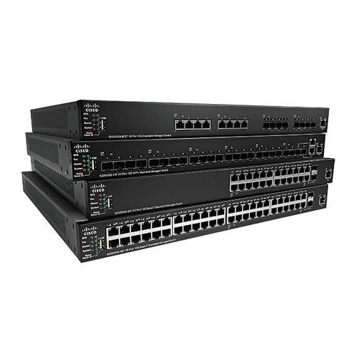 Cisco 550X Géré L2/L3 10G Ethernet (100/1000/10000) 1U Noir - SX550X-16FT-K9-NA
