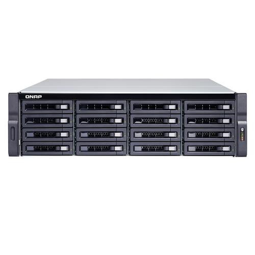 QNAP TDS-16489U R2 NAS Rack (3 U) Intel® Xeon® E5 v4 E5-2620V4 128 Go DDR4 0 To Aluminium, Noir - TDS-16489U-SE2-R2-US