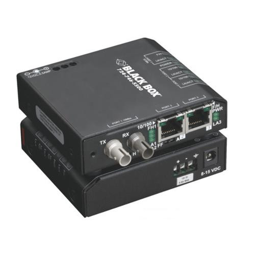 Black Box  convertisseur de support réseau 100 Mbit/s Multimode Noir - LBH100A-H-SC-12
