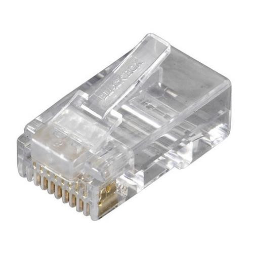 Black Box RJ-45, 100-Pack RJ45 Transparent - FMTP6-R2-100PAK