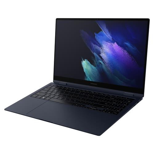 Samsung Galaxy Book Pro 360  laptop Intel® Core™ i7 i7-1165G7 Hybride (2-en-1) 39,6 cm (15.6") Écran tactile Full HD 8 Go LPDDR4x-SDRAM 512 Go SSD Wi-Fi 6E (802.11ax) Windows 10 Pro Marine - NP950QDB-KB3CA