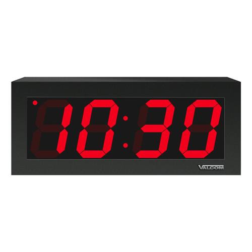 Valcom  Horloge murale et de table Horloge numérique Rectangle Noir - VIP-D440A