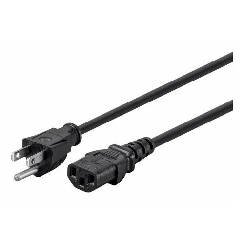 Monoprice  câble électrique Noir 1,8 m NEMA 5-15P IEC C13 - 39781