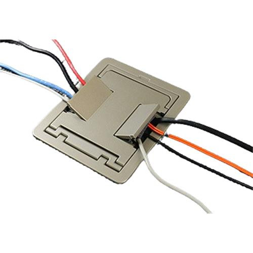 WIREMOLD  prise de courant Laiton - RFB-2-SSRT