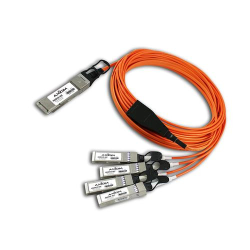 Axiom 7m, QSFP+/4xSFP+ câble InfiniBand et à fibres optiques QSFP+ 4xSFP+ Noir, Orange - AOCQS40G7M-AX
