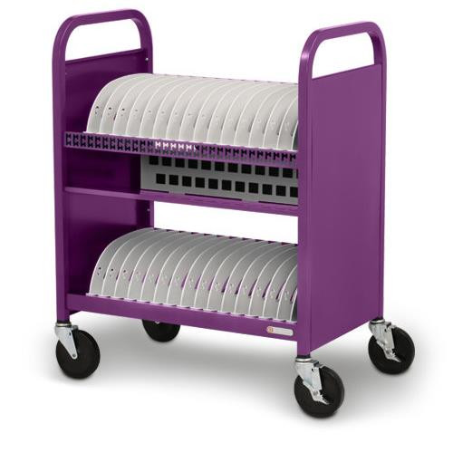 Bretford CUBE Transport Cart Classe mobile de charge et de gestion Violet - TVCT30CAD-ORC