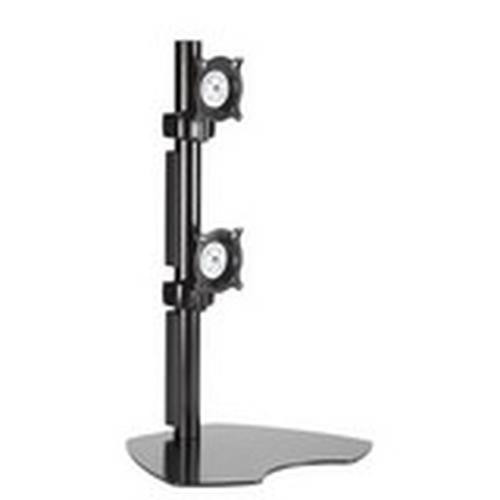 Chief Dual Vertical Monitor Table Stand Noir - KTP230B