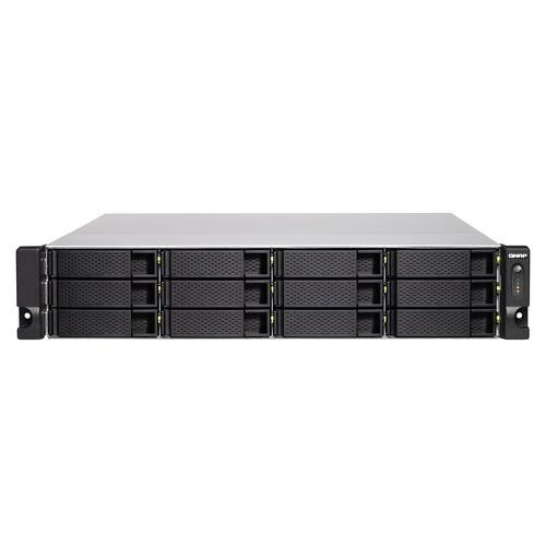 QNAP TS-1886XU-RP NAS Intel® Xeon® D D-1602 4 Go DDR4 0 To QNAP Turbo System Aluminium, Noir - TS-1886XU-RP-D1602-4G