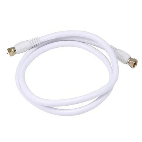 Monoprice  câble coaxial 0,91 m F Blanc - 4057