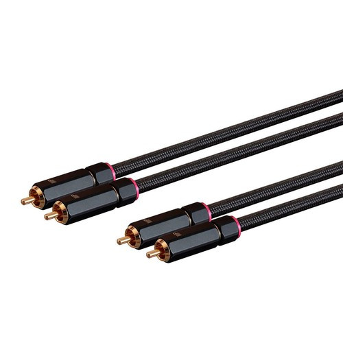 Monoprice Onix Series câble audio 4,57 m 2 x RCA Noir - 38085