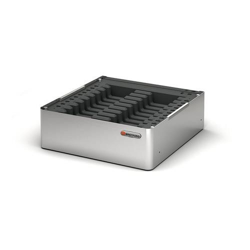 Bretford PowerSync Pro Smart Hub Étui de gestion du dispositif portable Platine - PSPROTRAY10L-PM
