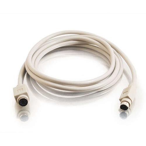 C2G 25ft PS/2 M/F Keyboard/Mouse Extension Cable câble PS/2 7,62 m Blanc - 09470