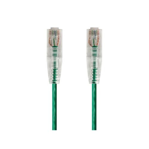 Monoprice 0.5ft. SlimRun Cat6 UTP câble de réseau Vert 0,15 m U/UTP (UTP) - 14787