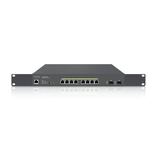 EnGenius  commutateur réseau Géré L2+ 2.5G Ethernet (100/1000/2500) Connexion Ethernet, supportant l'alimentation via ce port (PoE) Noir - ECS2510FP