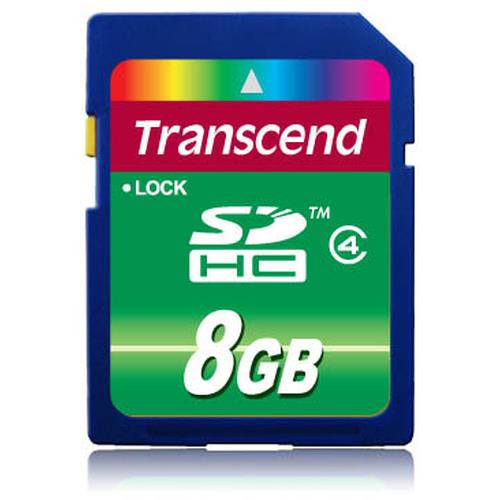 Transcend  mémoire flash 8 Go SDHC - TS8GSDHC4
