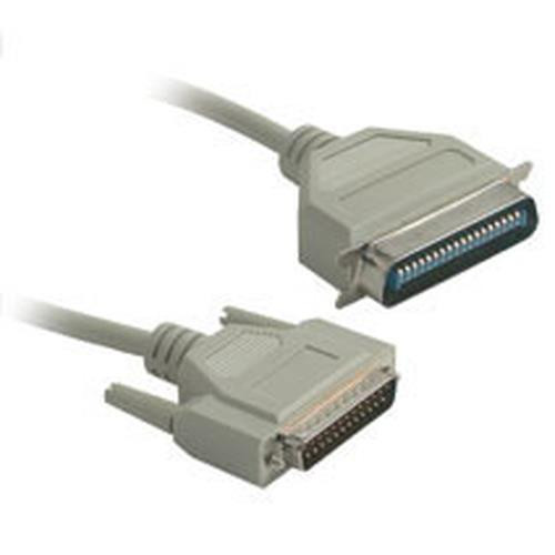 C2G DB25M to C36M Parallel Printer Cable 6ft câble parallèle Beige 1,83 m - 02798