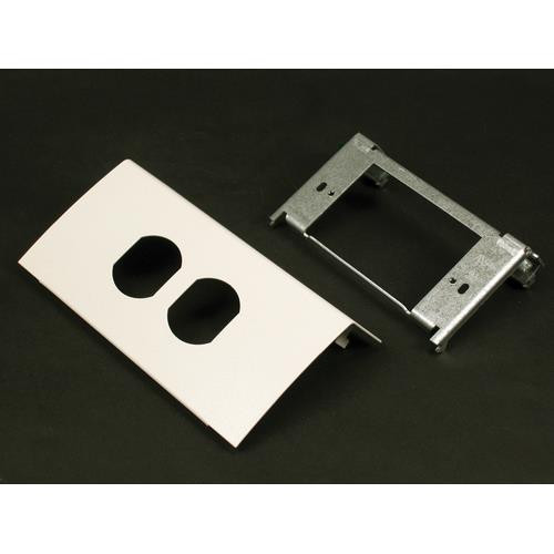 WIREMOLD  Plaque de commutation et obturateur Blanc - DS4047D-DG