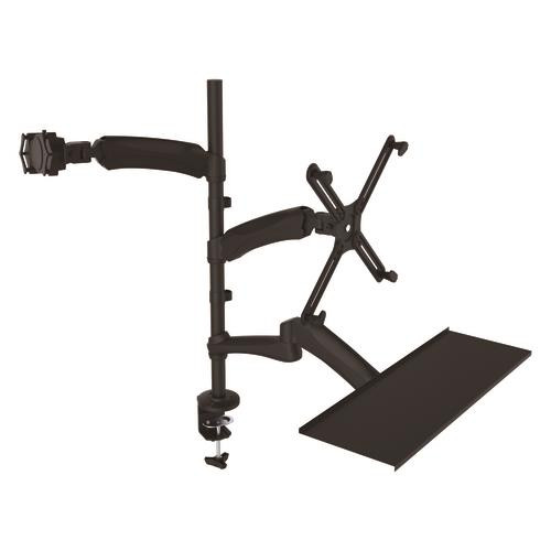 CTA Digital  support d'écran plat pour bureau 68,6 cm (27") Noir - PAD-2AMTK