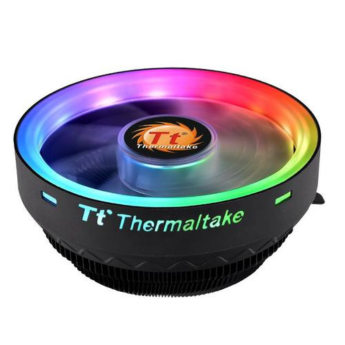 Thermaltake UX100 ARGB Lighting Processeur Refroidisseur 12 cm Noir - CL-P064-AL12SW-A