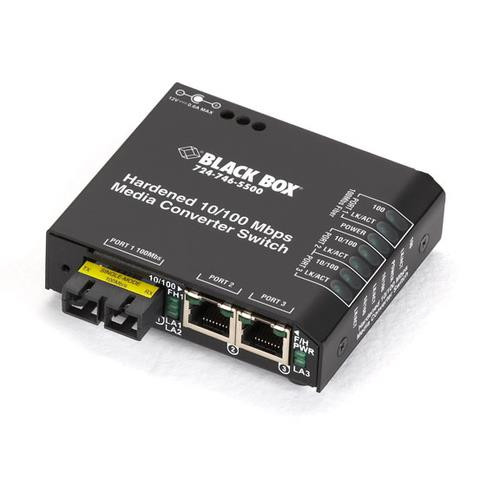 Black Box  convertisseur de support réseau 100 Mbit/s Multimode, Monomode - LBH100AE-H-SSC