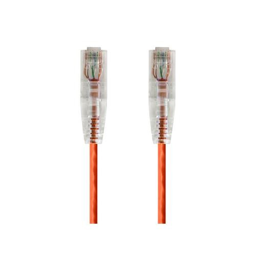 Monoprice 14ft. SlimRun Cat6 UTP câble de réseau Orange 4,27 m U/UTP (UTP) - 14823