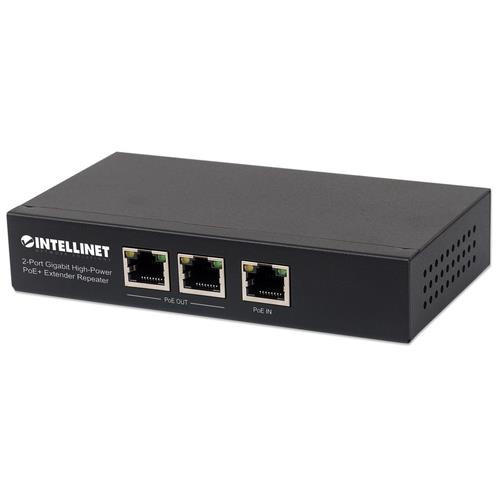 Intellinet  commutateur réseau Non-géré Gigabit Ethernet (10/100/1000) Connexion Ethernet, supportant l'alimentation via ce port (PoE) Noir - 561266