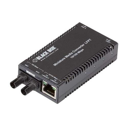 Black Box  convertisseur de support réseau Interne 100 Mbit/s 850 nm Multimode Noir - LHC040A-R3