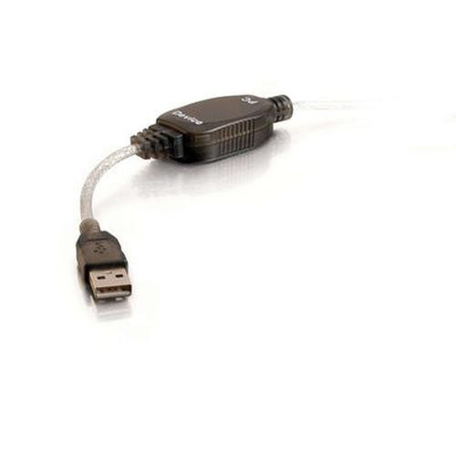 C2G 5m USB 2.0 A Male to A Male Active Extension Cable câble USB Noir - 39997