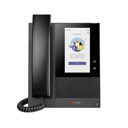 HP Poly Téléphone multimédia professionnel Poly CCX 400 pour Microsoft Teams et compatible PoE - 848Z8AA