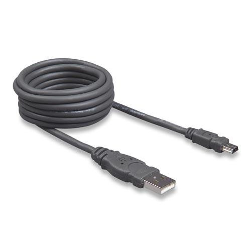 Belkin Pro Series USB 5-Pin Mini-B Cable 1.8m câble USB 1,8 m Noir - F3U138B06