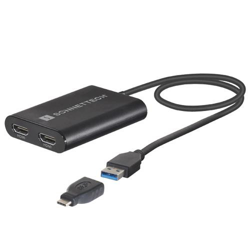 Sonnet  adaptateur graphique USB 3840 x 2160 pixels Noir - USB3-DHDMI