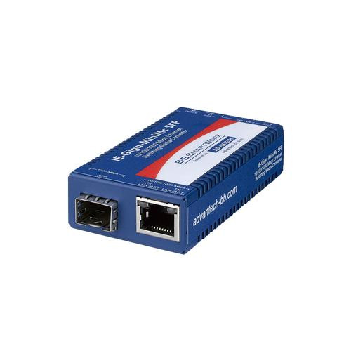 Advantech  convertisseur de support réseau 1000 Mbit/s Bleu - IMC-370-SFP-PS-B