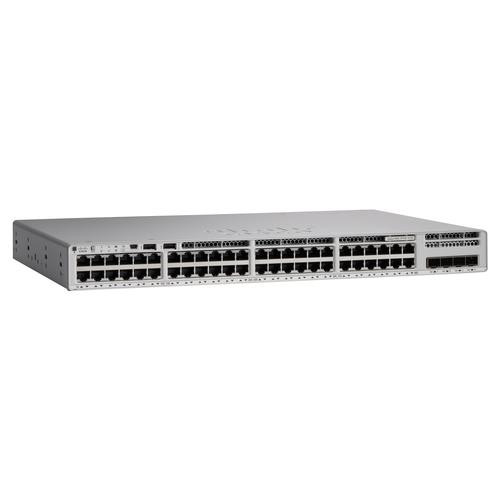 Cisco  commutateur réseau Géré L2/L3 Gigabit Ethernet (10/100/1000) Connexion Ethernet, supportant l'alimentation via ce port (PoE) Gris - C9200L-48PXG-4X-A