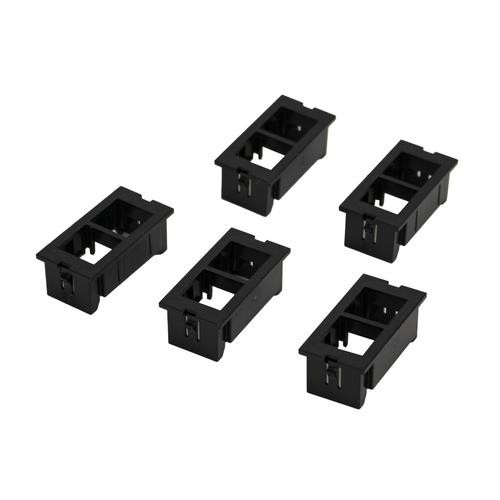 WIREMOLD  Plaque de commutation et obturateur Noir - CM2-U2NOR-BK