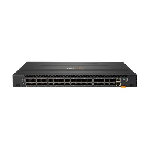 HPE Aruba Networking CX 8325-32C 32p 100G QSFP+/QSFP28 Back-to-Front 6 Fans 2 Power Supply Bundle - JL627A