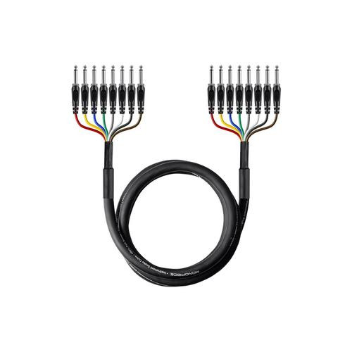 Monoprice  câble audio 6 m 8 x 6,35 mm Noir - 601496