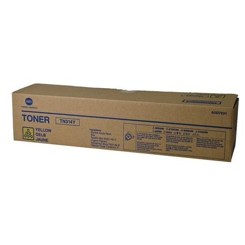 Konica Minolta TN314Y Cartouche de toner 1 pièce(s) Original Jaune - A0D7231