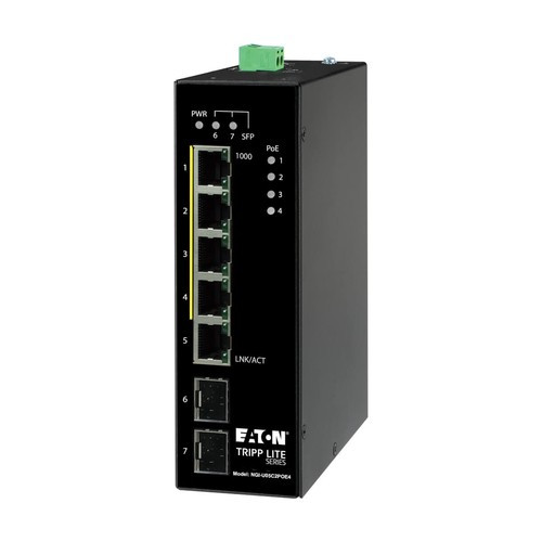 Tripp Lite  commutateur réseau Non-géré Gigabit Ethernet (10/100/1000) Connexion Ethernet, supportant l'alimentation via ce port (PoE) Noir - NGI-U05C2POE4
