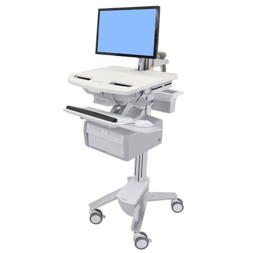 Ergotron StyleView Gris, Blanc Ecran plat Panier multimédia - SV43-12C0-0