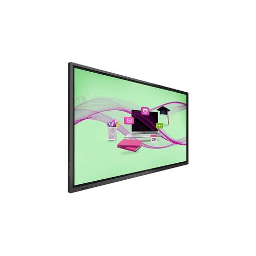 Philips Signage Solutions E-Line Écran plat de signalisation numérique 165,1 cm (65") ADS Wifi 350 cd/m² 4K Ultra HD Noir Écran tactile Intégré dans le processeur Android 10 - 65BDL4052E/00