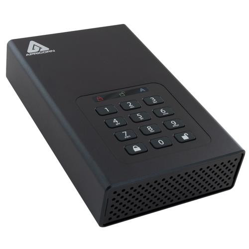 Apricorn Aegis Padlock DT disque dur externe 8 To USB Type-B 3.2 Gen 1 (3.1 Gen 1) Noir - ADT-3PL256-8000