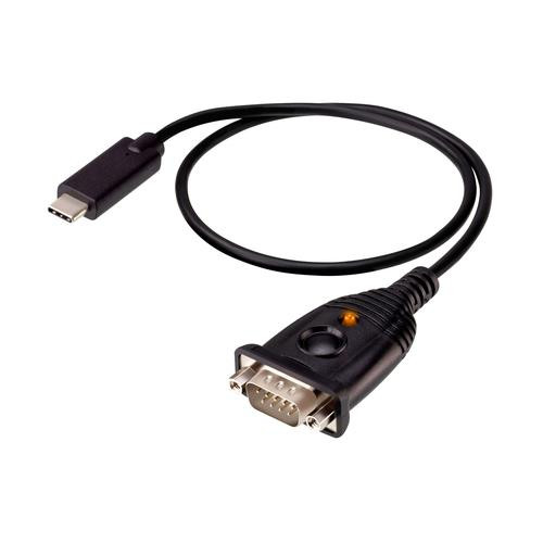 ATEN  câble Série Noir 0,45 m USB Type-C DB-9 - UC232C