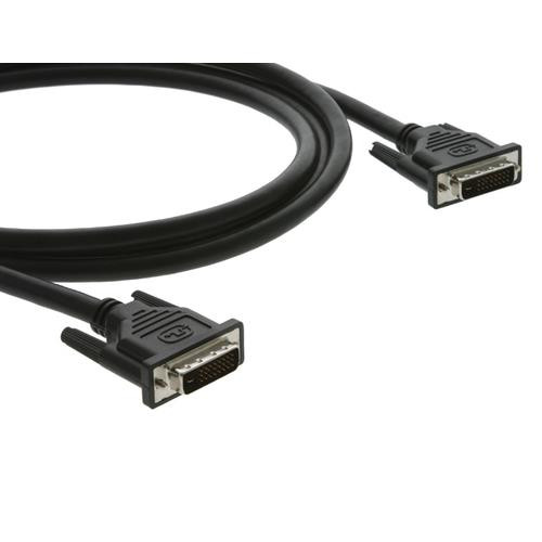 Kramer Electronics DVI Copper Cable câble DVI 1,8 m DVI-D Noir - C-DM/DM-6