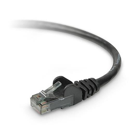 Belkin CAT6 Snagless Networking Cable 12 ft câble de réseau Noir 3,66 m - A3L980-12-BLK-S